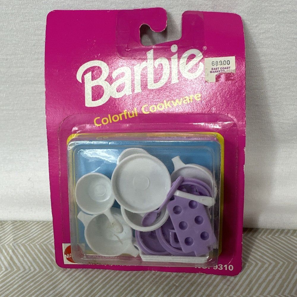 MATTEL BARBIE COLORFUL COOKWARE‎ #9310 NEW 1992